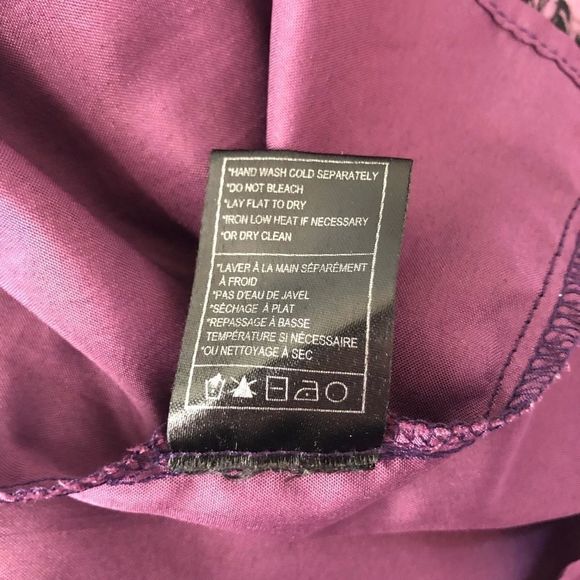 Cupcakes & Cashmere Purple Floral Fit & Flare Sleeveless Dress size Medium - Picture 10 of 11